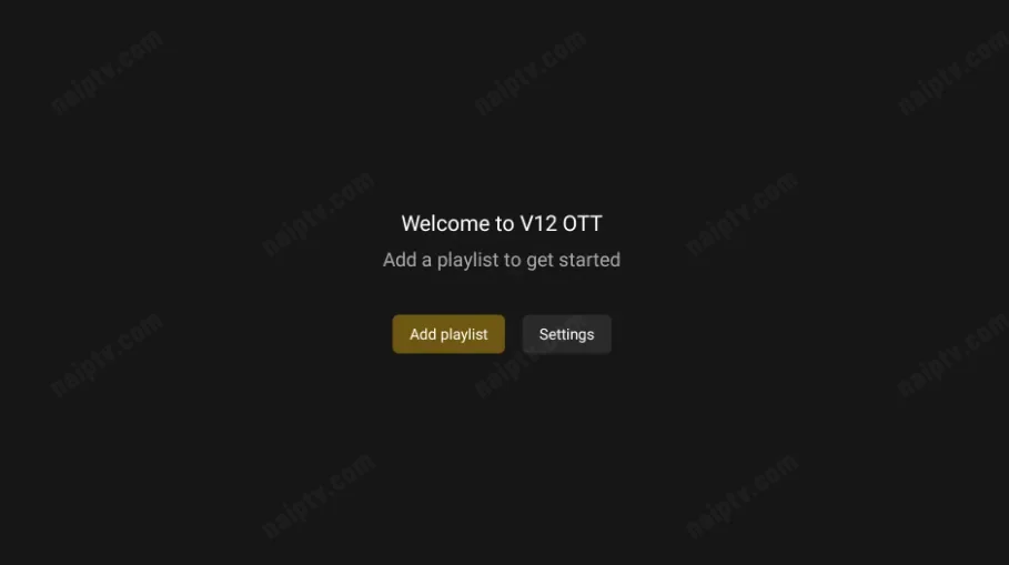 Player app — Add playlist