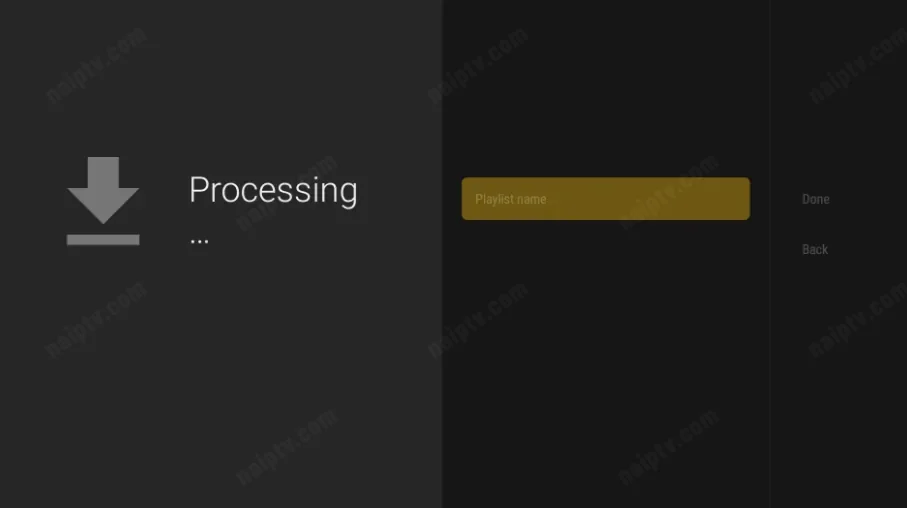 Playlist processing