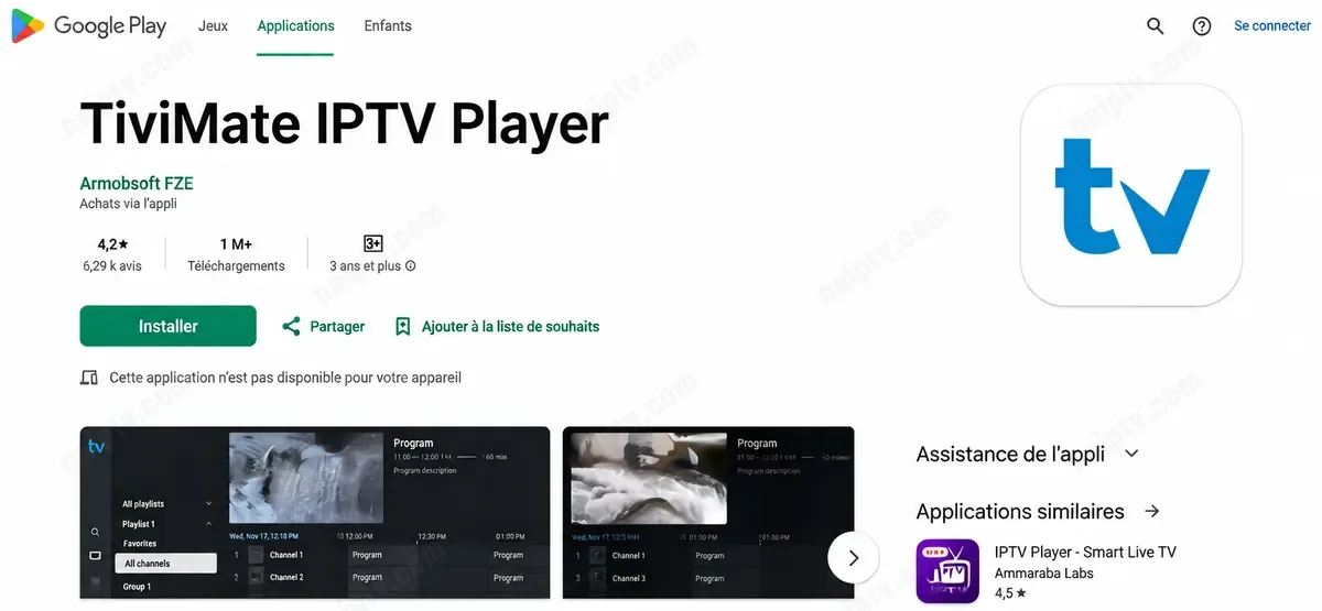 Google Play Store on Android TV