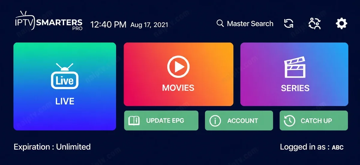 Smarters Player Lite — Live TV