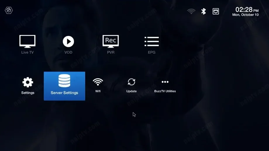 BuzzTV — Server Settings