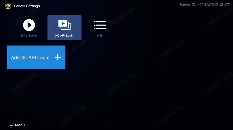 BuzzTV — Add XC API Login
