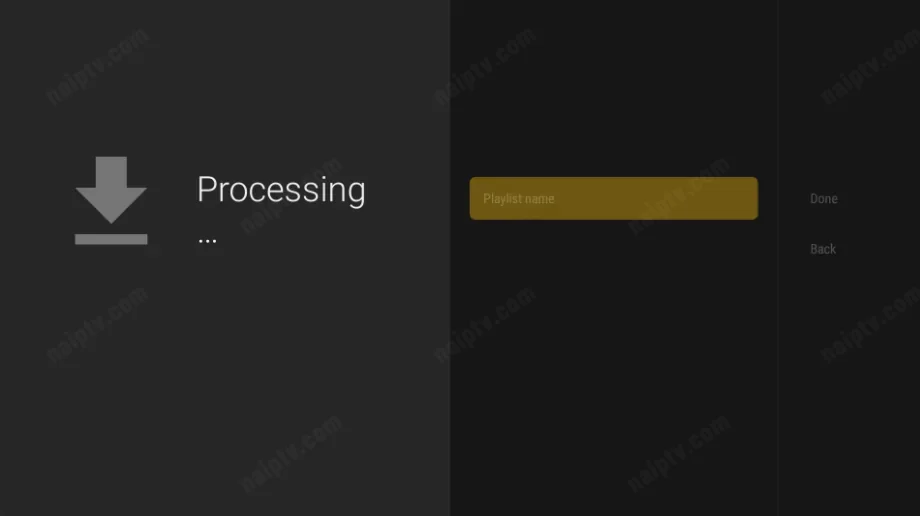 Playlist processing